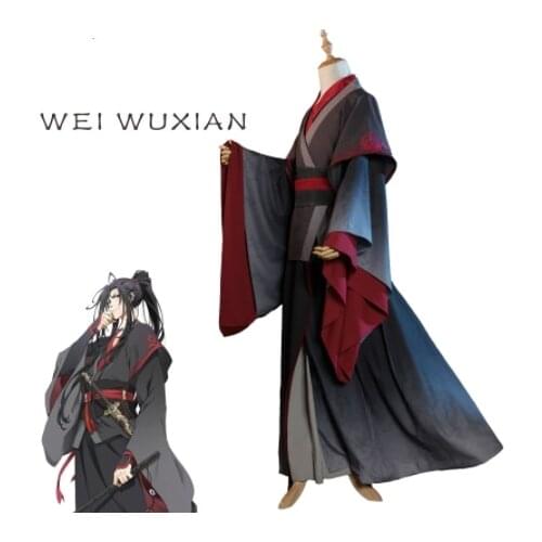 NEW Cosplay Wei Wuxian Mo Xuanyu Costume Anime Grandmaster of Demonic Cultivation Cosplay Mo Dao Zu Shi Costume Men