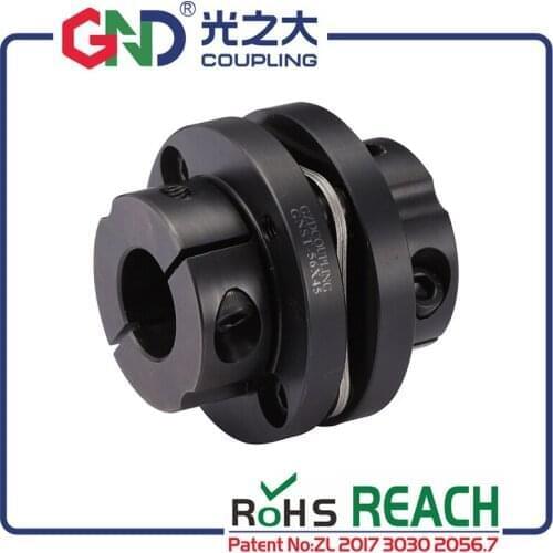 GNST 45# Steel Stepped Single Diaphragm Keyway Series 45# Steel shaft coupling D50 L41
