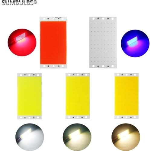 SUMBULBS DC 12V 16W 94*50mm COB LED Panel Light source Chip On Board LED strip Matrix Lamp for DIY House Lighting Emitting Diode