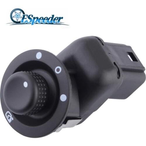SPEEDWOW Window Mirror Control Switch Master Adjust Knob Plastic Car Parts For Renault Clio III Mk3 Laguna 2 Scenic Megane II