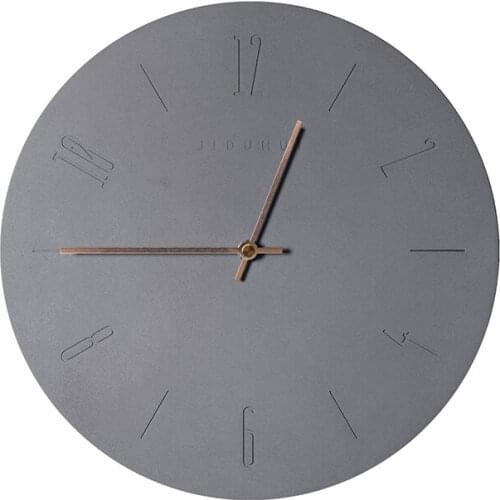 Silent Vintage Nordic Wall Clock Art Office Unique 3d Home Wall Kitchen Clock Industrial Orologio Parete Living Room DE50WC