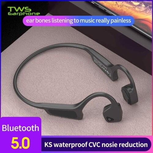 TWSearphone G18 Wireless Headphone Bone Conduction Headset Waterproof Earset Sport Gaming Earbuds Handfree auriculares bluetooth