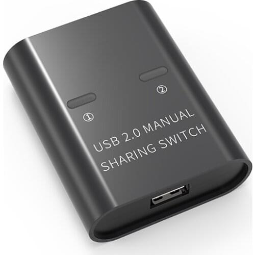 USB 2.0 Sharing switch usb hub 2 pc share 1 USB device 2 computers Shared keyboard mouse printer