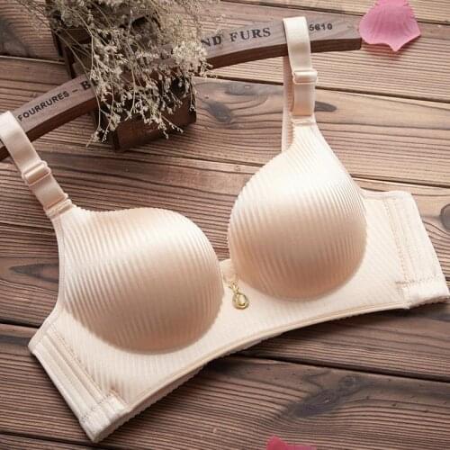 Super Push up Thickened 6cm Women Sexy Bra Small Chest Adjustable Bread Cup Bra Top Girls Wireless Comfortable Underwear
