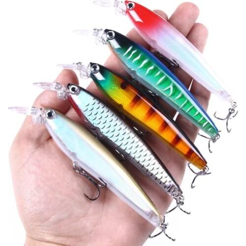 1pcs Big Minnow Fishing Lure 11.5cm 16.5g Wobblers Deep Diving Artificial Laser Hard Bait Crankbaits Pike Pesca Swimbait Tackle