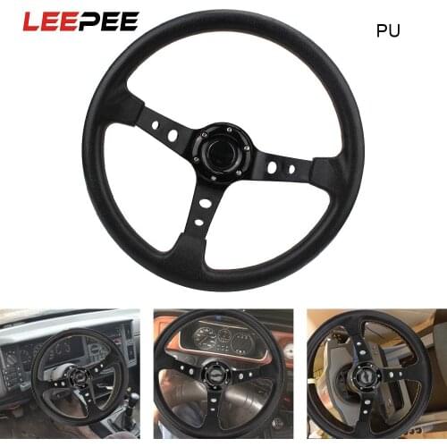 14 inch Car Racing Steering Wheels Drifting Sport Steering Wheel With DIY Logo Universal For Cars Racing