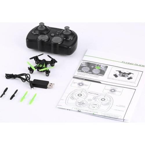2.4Ghz 4CH RC Airplane Drone Remote Control One-touch Stunts Battery Plane Quadcopter Auto Hover Flight Assist Drone Kids Gift