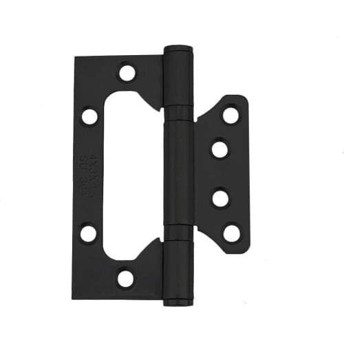 2 Pcs (1 Pair) New Furniture Accessories 4-inch Free Slotted Door Hinge Thickened Silent 304 Stainless Steel 180 Degree Door Hin