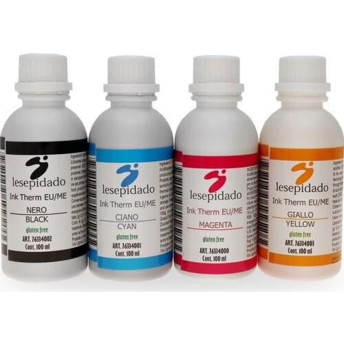 4*100 ML Edible Ink Coffee Printer Ink Imported Italy ink food ink For Cake Candy Coffee Yogurt Biscuits Printer