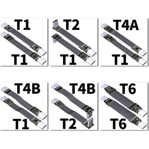 ADT-Link USB 3.1 Type C To Type C Extension Cable Shield FPV FPC Ribbon Flat USB C Cable 3A Gen2 x 2 EMI shielding