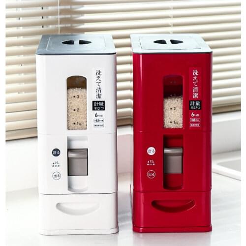 20 kg loaded rice barrels Japan metered storage rice box pest control moisture household grain rice cylinder