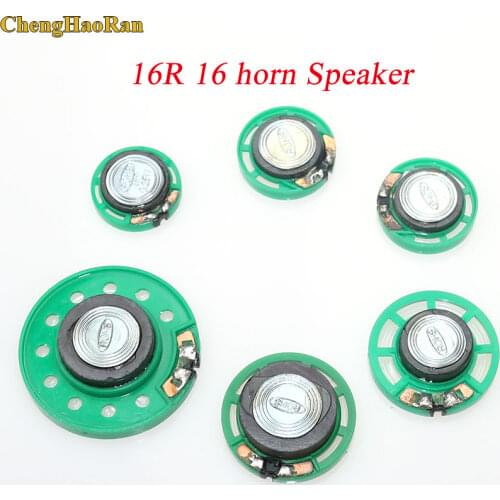 ChengHaoRan 5pcs Ultra-thin speaker Doorbell horn Toy-car horn 16 ohms 0.25 0.5 watt 0.25W 0.5W 16R Diameter 21/23/27/29/40 MM