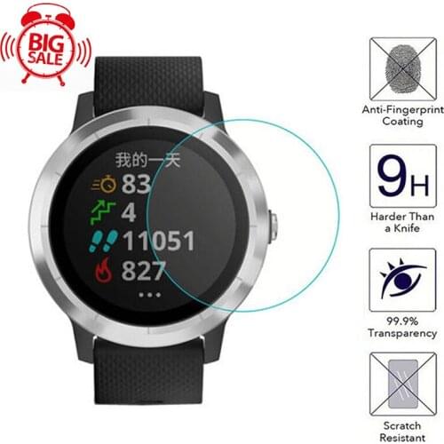 HD Tempered Glass Protective Film For Garmin Vivoactive 3 Watch Screen Protetor Smart Accessories Watch Screen Anti-scratch Film