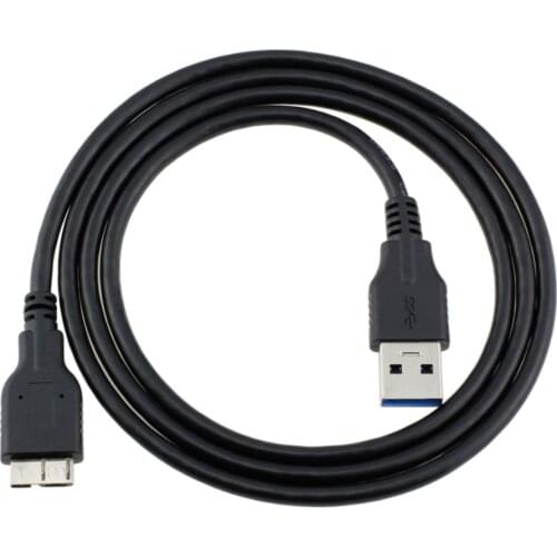 USB 3.0 to Micro B Cable 5Gbps USB Type A Micro-B Data Cable for Samsung S5 Note 3 HDD External Hard Drive Disk Cord