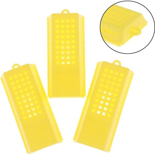10 Pcs/lot Professional Queen Bee Cage Catcher Plastic Beekeeping Travelling Butler 7.9cm x 3.6cm x 1.4cm