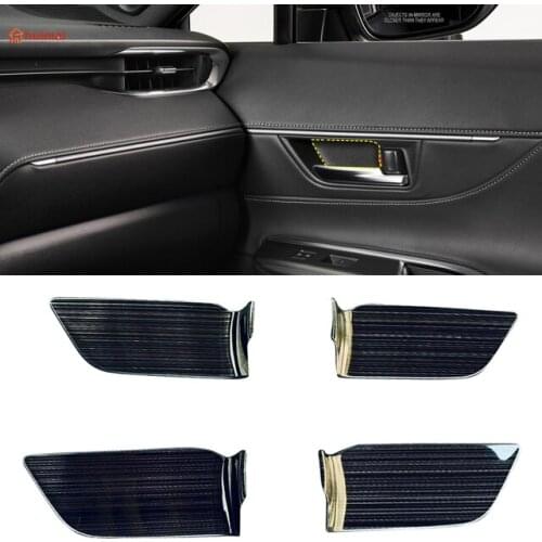 For Toyota Harrier Venza 2020 2021 Stainless Steel Door Bowl Handle Cover Trim Stickers Car Styling Interior Accessories