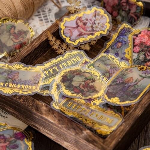 30pcs/lot Dream Childhood Serie Fairy Tales Girls stickers handbook Stickers DIY Craft Photo Albums Sticker/Scrapbooking Sticker