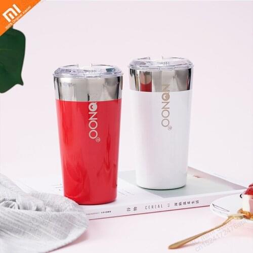 New youpin youpin coffee cup 316 stainless steel one-piece stretch without welding, 580ml large capacity coffee cup smart home