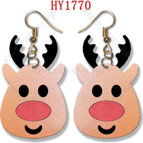 Christmas Deer Earrings Cutting Dies Wooden Dies Suitable for Common Die Cutting Machines on the Market