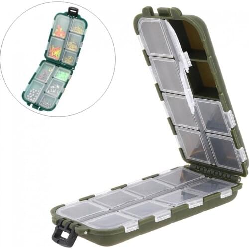 Fishing Tackle Boxes 16 Compartments Fishing Tackle Case for Fishing Lures Baits Hooks Beads Accessories Storage Box