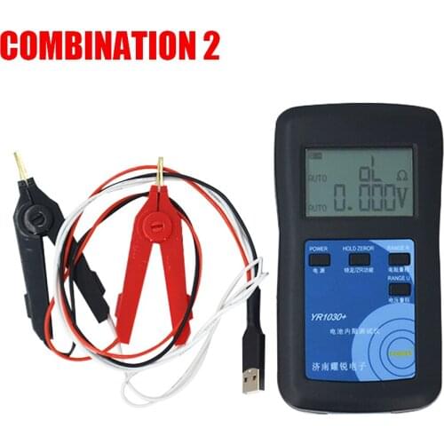 0~28V New YR1030 Lithium Battery Internal Resistance Test Instrument Nickel Nickle Hydride Button Battery Tester Combination 2