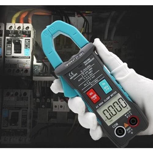 ZT-QB1/3/4 Smart Clamp Meter 600A Current TRMS Auto-Rang DC AC Voltage Ammeter Hz Ohm NCV Current Ohm Tester Multimeter