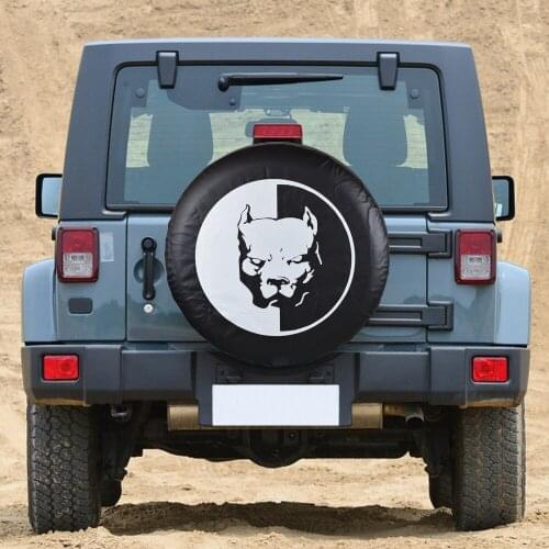 Universal PVC Leather Spare Tire Wheel Cover Case Protector Bag Pouch For Jeep Wagon Camper Pickup Travel Truck Trailer RV SUV