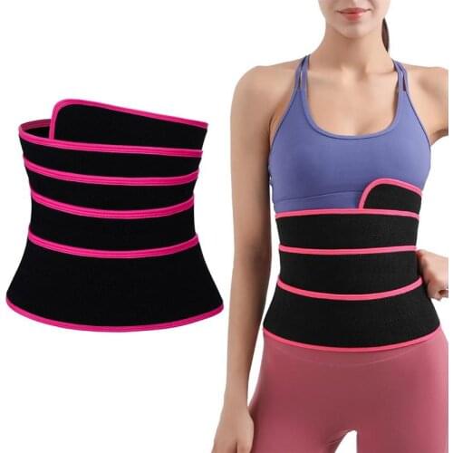 Thicker Wrap Waist Trainer Tape Women Slimming Tummy Wrap Belt Adjustable Sports Fitness Corset Plastic Belt