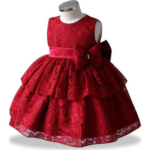 Petal Toddler Baby Girl Infant Princess Lace Tutu Dress Baby Girl Wedding Dress Kids Party Vestidos for Baby 1 Years birthday
