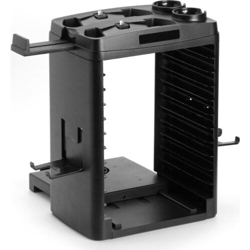 Disc Tower Vertical Charger for PS4/ PS4 Slim/ PS4 Pro Multifunction Charging Dock Station Stand Display Stand Showcase Cooler