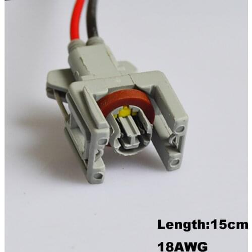 1Pcs 2 Pin 1.5mm Waterproof Automotive Connector Fuel Diesel Injector Fuel Rail Plug T15 10811963 240PC024S8014 With 15cm Wire