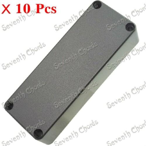 10 Pcs Sealed Closed Type Pickup Covers/Lid/Shell/Top For 5 String Bass Guitar (4 Screw hole)