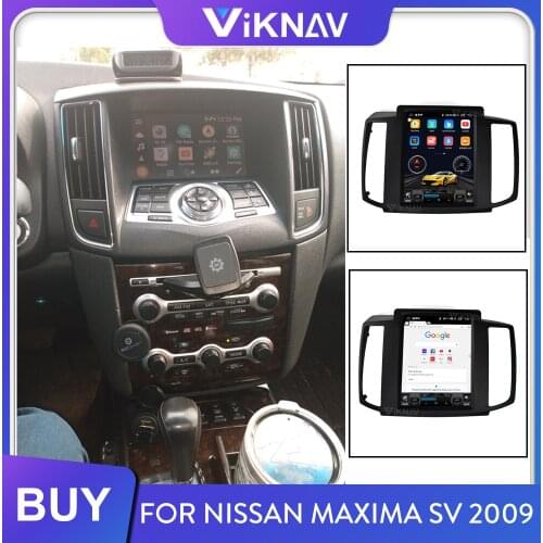 For Nissan Maxima SV 2009 car radio dual screen android multimedia player head unit gps navigation stereo receiver tape recorder