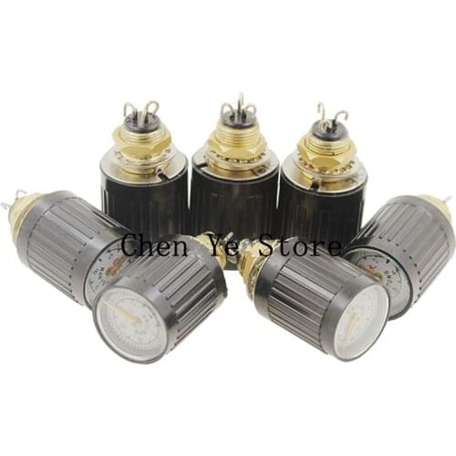 Free Shipping1PCS 100% NEW 10 Turn Dial Pointer Precision multi turn potentiometer WXD2-53 1K 2K2 3K3 4K7 5K1 10K 22K
