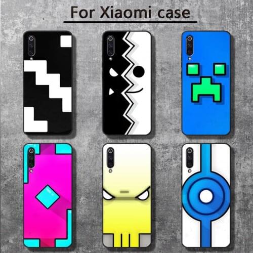 Hot Geometry Dash game Phone Case for Xiaomi mi 6 6plus 6X 8 9SE 10 Pro mix 2 3 2s MAX2 note 10 lite Pocophone F1
