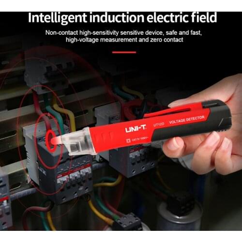 UT12D 24V-1000V Digital Voltmeter AC Voltage Detector Non Contact Tester Pen Alarm Voltage Meter Voltage Tester