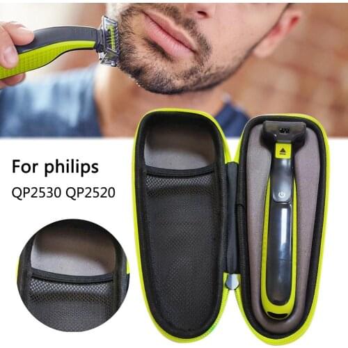 Travel Shaver Case Razor Storage Bag Holder With Zipper For Philips Qp2530 Qp2520 Electric Shaver Carrying Case Shockproof