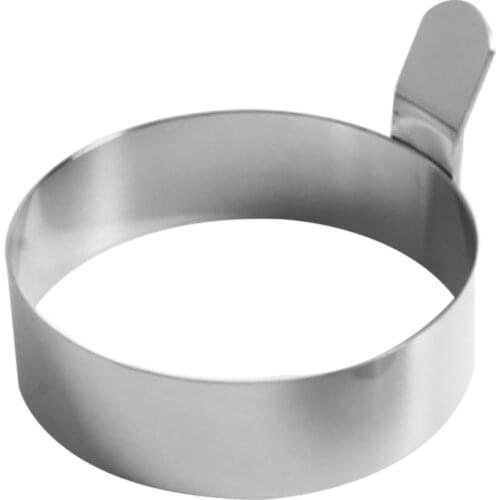 Egg Ring Stainless Steel Omelet Mold Non Stick Pancake Ring Mold for Frying Egg Egg Circles for Griddle (2 Sizes, 4 Pack)