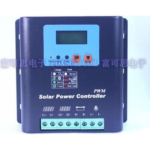 50A 48V PWM Solar Charge Controller with LCD display battery voltage and capacity Hi-Quality Display Charging for Off Grid PV