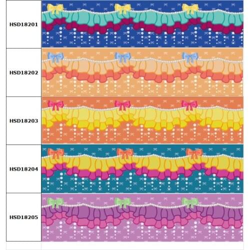 HSDCraft 25mm 38mm 75 mm Hot Sell Colorful Ribbons for Crafts Decoration 10 Yard for DIY Bow Bag Material Handmade