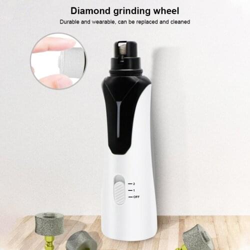 Pet Nail Grinder Pet Polish Sharpener Puppy Kitty Automatic Manicure Cleaner USB Electric Nail Clipper Pet Dog Grooming Supplies