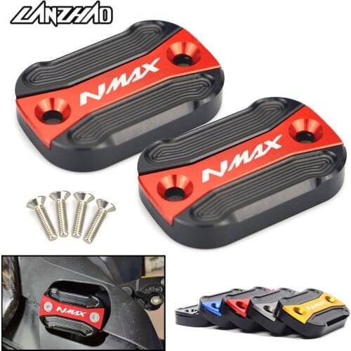 NMAX Motorcycle Front Brake Reservoir Tank Cap Oil Cup Cover Accessories for Yamaha N-max 125 155 2015 2016 2017 2018 2019 2020