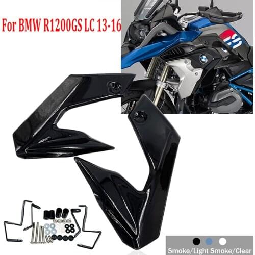 Motorcycle Side Windscreen Fairing Panel Frame Wind Shield Windshield For BMW R1200GS R 1200 GS LC 2013 2014 2015 2016 Accessori