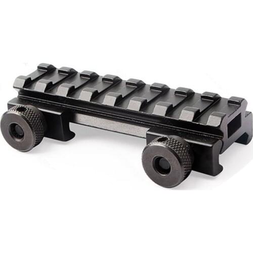 Flat-Top Riser Base AR Dovetail Scope Extend Mount 85mm Weaver Adapter 20mm Picatinny Rail Pistol