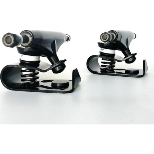 5.25inch Sliding Plate Spring Bridge Elastic Support Shock Absorption Truck Professional Bridge Four Wheel Skateboard Accessorie