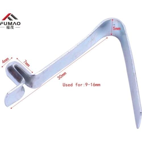 Manufacture China supplier spring clips fasteners,button spring used for 9-16mm tube