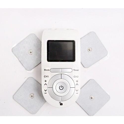 Muscle Stimulator Physiotherapymassager 4 Pads Electronic Tens Acupuncture Electric Therapy Pulse Massager Therapy Healthy Care