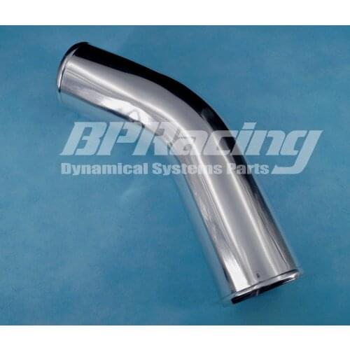 3.15" Inch /80mm/45 degree Universal Polished DIY aluminum pipe /Thickness 2mm/intercooler pipe / air intake pipe/ Can be welded