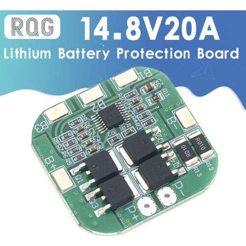 4S 14.8V / 16.8V 20A peak li-ion BMS PCM battery protection board bms pcm for lithium LicoO2 Limn2O4 18650 li battery
