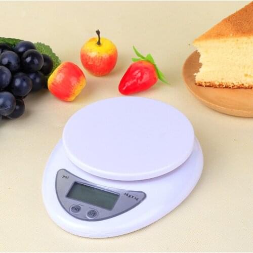 100pcs 5000g /1g 5kg Food Diet Postal Kitchen Scales Digital scale balance weight LED electronic scale With backlight